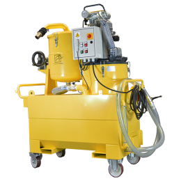 Oil and chips industial vacuum cleaners