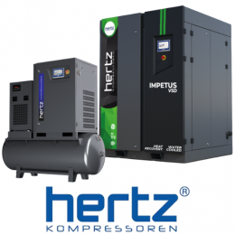 Sprężarki śrubowe i doprężacze Hertz