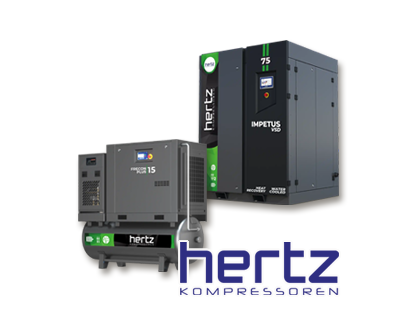 Sprężarki śrubowe i doprężacze Hertz