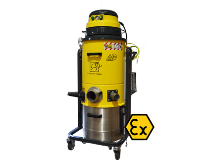 Odkurzacze przemysłowe do stref ATEX i ACD