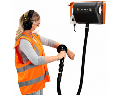 Wall mounted JetBlack cleaning stations