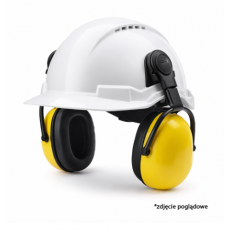 Kask ochronny ze słuchawkami
