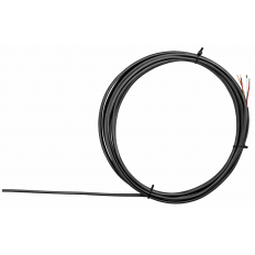 Sonda do pomiaru temperatury PT 100 klasa A (4-przewodowy), długość: 300 mm, średnica 6 mm, zakres: -70...+260 °C, przewód przyłączeniowy PFA o długości 5 m z otwartymi końcami.