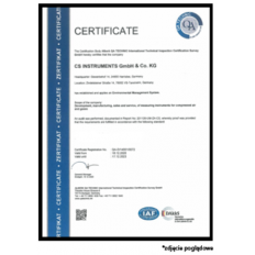 Rekalibracja i serwis Oil Check z certyfikatem, klasa 1, do 8760 godzin pracy