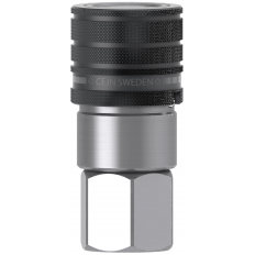 Gniazdo DN6,3 - G 1/4" (BSP), gwint wewnętrzny, DIN 3852, FPM