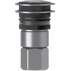 Gniazdo DN6,3 - G 1/4", gwint wewnętrzny, NBR, do montażu panelowego / push-pull