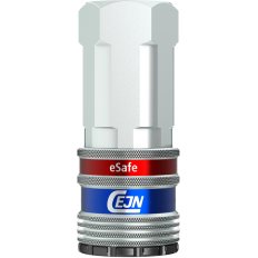 Bezpieczne szybkozłącze Cejn eSafe NPT 1/4", żeńskie