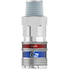 Bezpieczne szybkozłącze Cejn eSafe R 1/4", męskie