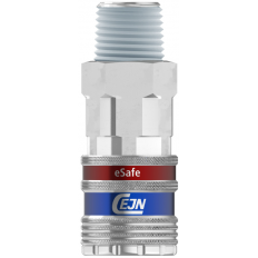 Bezpieczne szybkozłącze Cejn eSafe R 3/8", męskie