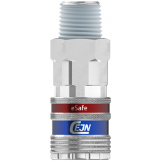 Bezpieczne szybkozłącze Cejn eSafe R 1/2", męskie