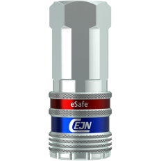 Bezpieczne szybkozłącze Cejn eSafe NPT 1/2", żeńskie