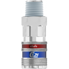 Bezpieczne szybkozłącze Cejn eSafe NPT 3/8", męskie