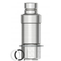 Wtyk Multi-X 3/8" z eliminatorem ciśnienia, NBR