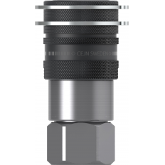 Gniazdo DN10 - G 3/8", gwint wewnętrzny, NBR, do montażu panelowego / push-pull