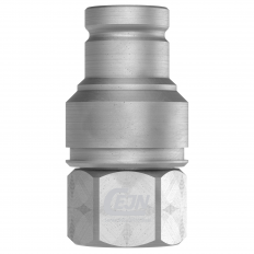 Wtyk DN10 - G 3/8" (BSP), gwint wewnętrzny, DIN 3852, NBR