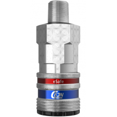 Bezpieczne szybkozłącze Cejn eSafe R 3/8", męskie