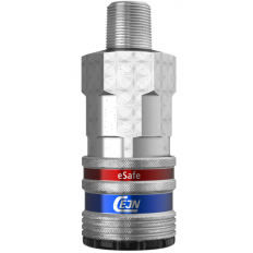 Bezpieczne szybkozłącze Cejn eSafe R 1/2", męskie