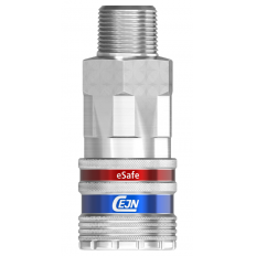 Bezpieczne szybkozłącze Cejn eSafe R 3/8", męskie