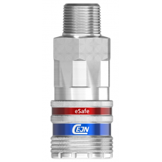 Bezpieczne szybkozłącze Cejn eSafe R 1/2", męskie