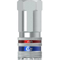Bezpieczne szybkozłącze Cejn eSafe NPT 3/8", żeńskie