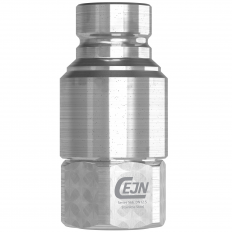 Wtyk ISO 16028 DN12,5 ze stali nierdzewnej - G 3/4" (BSP), gwint wewnętrzny, DIN 3852, FPM