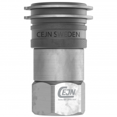 Gniazdo DN16 - G 3/4" (BSP), gwint wewnętrzny, NBR, z 2 pierścieniami blokującymi
