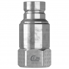 Wtyk ISO 16028 DN19 ze stali nierdzewnej - G 3/4" (BSP), gwint wewnętrzny, DIN 3852, FPM