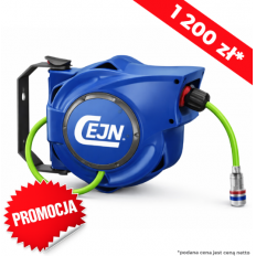 Zwijadło do węża Cejn 19 911 2088; medium: sprężone powietrze; 8x12/10m(Hi-vis)320 eSafe,odblaskowazieleń