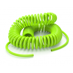 Stream-Line spiral 5x8 8m Hi-Vis green non braided PUR hose