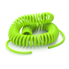 Stream-Line spiral 6,5x10 4m Hi-Vis green non braided PUR hose