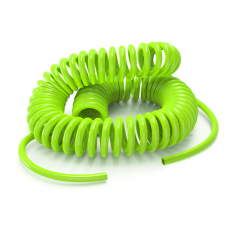 Stream-Line spiral 6,5x10 8m Hi-Vis green non braided PUR hose