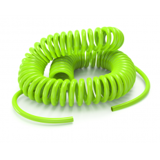 Stream-Line spiral 8x12 4m Hi-Vis green non braided PUR hose