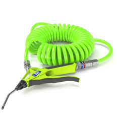 eSafe Spiral Hose 6.5x10 4m Hi-Vis with 320 eSafe+blowgun 209 Hi-Vis Standard