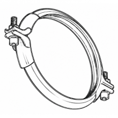 CLAMP - FILTER DIRECT TO BLOWER for Compact blower ACI EP10A