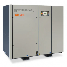 Sprężarka łopatkowa Mattei AC 45 HHR: wydajność 5,85 m3/min - ciśnienie 13 bar max - moc 45 kW Sprężarka łopatkowa Mattei AC 45 HHR: wydajność 5,85 m3/min - ciśnienie 13 bar max - moc 45 kW