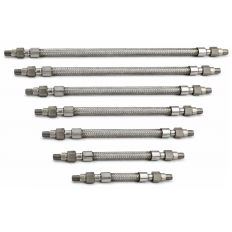 Stainless steel rigid hose AirMasters which can be flexed to a shape - 1/4"M to 1/4: M, 1/4"M to 1/4: F, 3/8" to 3/8"