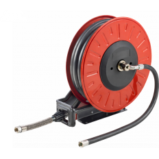 Zwijadło automatyczne Faicom serii "BG" do węża: 15m (35 O zewn.), 25m (24 O zewn.) - wlot 1" męski - wylot 3/4" żeński, uchwyt i przegub obrotowy ze stali nierdzewnej; model bez węża