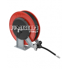 Zwijadlo automatyczne Faicom do stref ATEX serii "VG" z wężem gumowym R?106 Ohm/m 19x27 (3/4") dł. 8 m - wlot 1" F - wylot 1" M Zwijadlo automatyczne Faicom do stref ATEX serii "VG" z wężem gumowym R?106 Ohm/m 19x27 (3/4") dł. 8 m - wlot 1" F - wylot 1" M