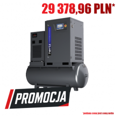 Hertz sprężarka śrubowa FRECON 11 PM PLUS+Z+O, zmiennoobrotowa, napęd bezpośredni, moc: 11 kW, ciśnienie: 7,5 / 8,5/ 10 / 13 bar; zbiornik 250 l + osuszacz HRD 50