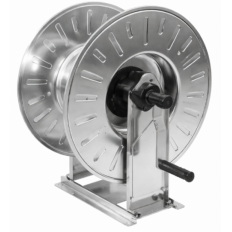 Zwijadło ręczne FAICOM do węży 1/2"-5/8" . Wlot 1/2" męski, Wylot G 1/2" męski, model bez węża; medium: woda 150°C; ciśnienie: 400 bar