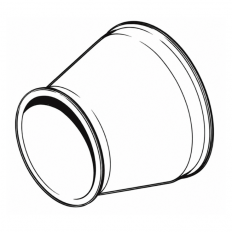 REDUCER FOR HOSE ACI - 100 DIA TO 76 DIA ALUMINIUM