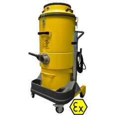 M450 AIR HD 25V Z22 - zasilany powietrzem odkurzacz przemysłowy z atestem ATEX do odpadów mokrych i suchych