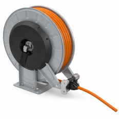 Hose reel without hose. Capacity: 20 m hose 9x17 - In. hose G 3/8"F SX - Out. O8 / 10