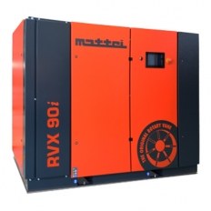 Sprężarka łopatkowa Mattei RVX 90 i W PLUS z silnikiem IE3: wydajność 8,39-16,55 m3/min - ciśnienie 7÷10 bar max - moc 90 kW Sprężarka łopatkowa Mattei RVX 90 i W PLUS z silnikiem IE3: wydajność 8,39-16,55 m3/min - ciśnienie 7÷10 bar max - moc 90 kW