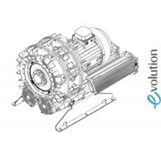 Single Stage Double Impeller Sidechannel Blower SCL e07TS, IE3 - 3 Phase Motor, 7,5-9 kW Single Stage Double Impeller Sidechannel Blower SCL e07TS, IE3 - 3 Phase Motor, 7,5-9 kW