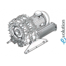 Single Stage Double Impeller Sidechannel Blower SCL e08TS, IE3 - 3 Phase Motor, 15-17 kW Single Stage Double Impeller Sidechannel Blower SCL e08TS, IE3 - 3 Phase Motor, 15-17 kW