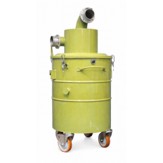 LT 160 STEEL WET & DRY MOBILE PRE-SEPARATOR WITH CYCLONE - 2x suction inlets d. 80 mm