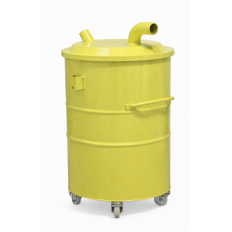LT 100 STEEL WET & DRY MOBILE PRE-SEPARATOR WITHOUT FILTER - 2x suction inlets d. 50 mm