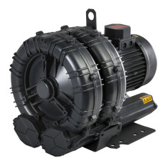 Jednostopniowa dmuchawa bocznokanałowa SCL K06TS, 2 wirniki, 200-240/345-415 V - 50 Hz, 4 kW, klasa silnika IE3 Jednostopniowa dmuchawa bocznokanałowa SCL K06TS, 2 wirniki, 200-240/345-415 V - 50 Hz, 4 kW, klasa silnika IE3