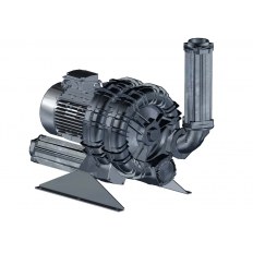 Dwustopniowa dmuchawa bocznokanałowa SCL K10TD, 2 wirniki, 345-415/600-720 V - 50 Hz, 18,5 kW, klasa silnika IE3 Dwustopniowa dmuchawa bocznokanałowa SCL K10TD, 2 wirniki, 345-415/600-720 V - 50 Hz, 18,5 kW, klasa silnika IE3